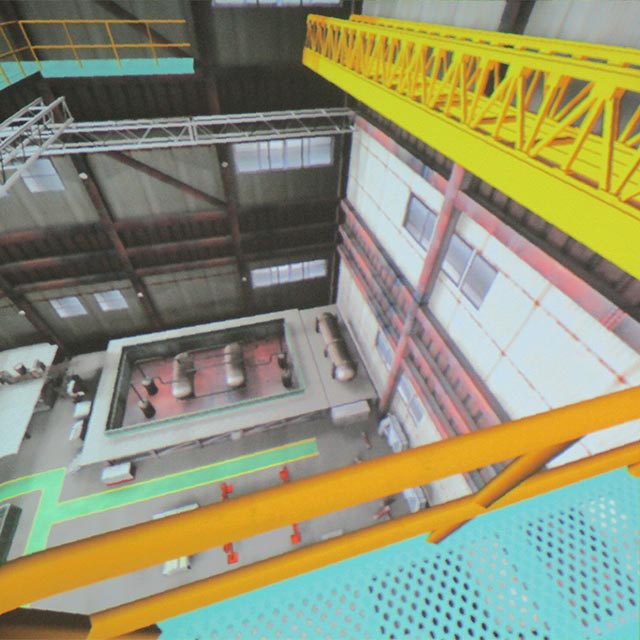 Simulated experience of fall danger