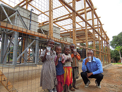 ケニアにおける浄水事業