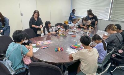 オリジナルPETボトル缶バッジづくり（中日本事業所）